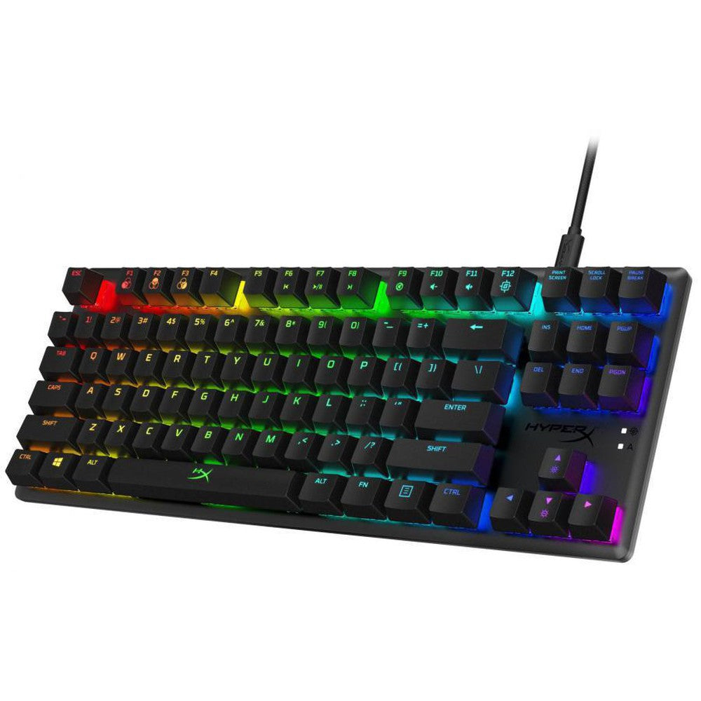 HP HyperX Alloy Origins Core - Mechanical Gaming Keyboard - HX Red (US Layout) Tenkeyless with detachable cable Three adjustable keyboard angles