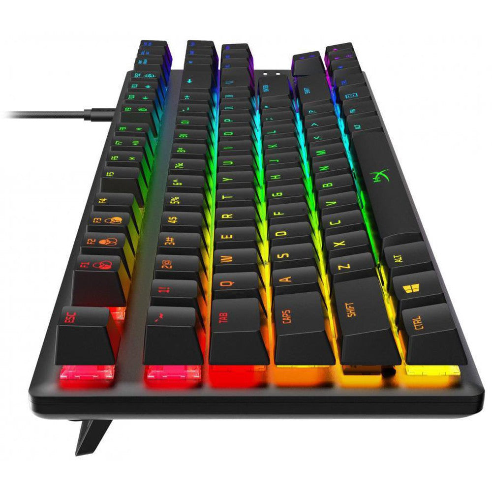 HP HyperX Alloy Origins Core - Mechanical Gaming Keyboard - HX Red (US Layout) Tenkeyless with detachable cable Three adjustable keyboard angles