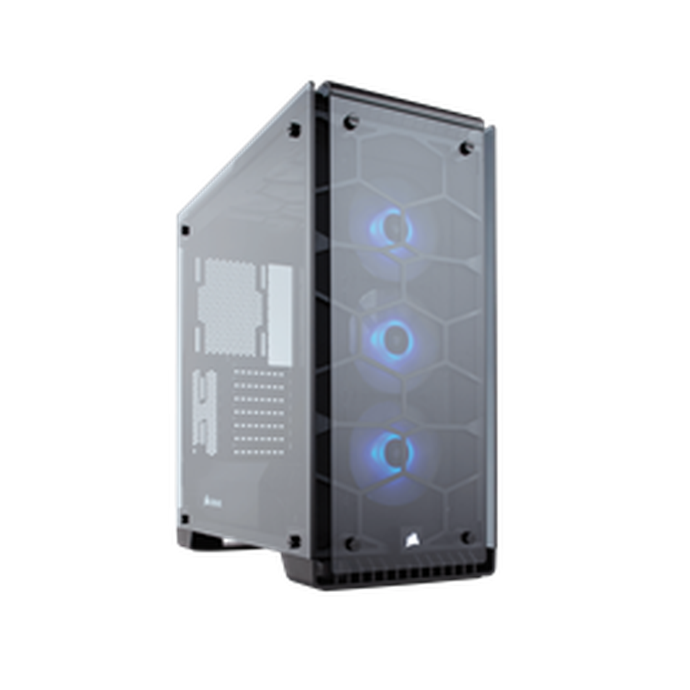 Corsair 570X RGB ATX mid tower case Tempered Glass (included 3x SP120RGB fan)