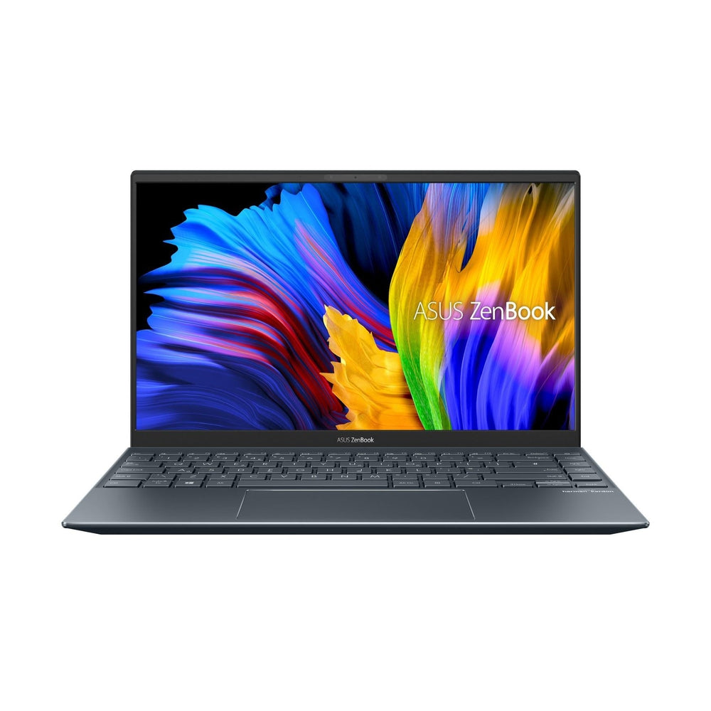 Asus Zenbook 14" FHD R7-5800H 16 512 HDMI2.1 1xUSB-A 2xUSB-C NumPad Win11-P sleeve dongle grey 1YR