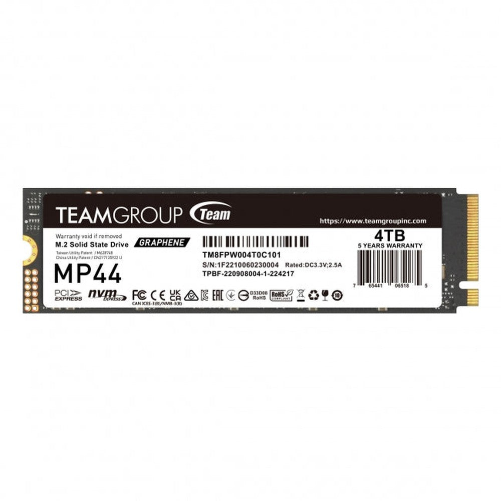 TEAM M.2-2280 PCI-E Gen4x4 MP44 4TB RETAIL