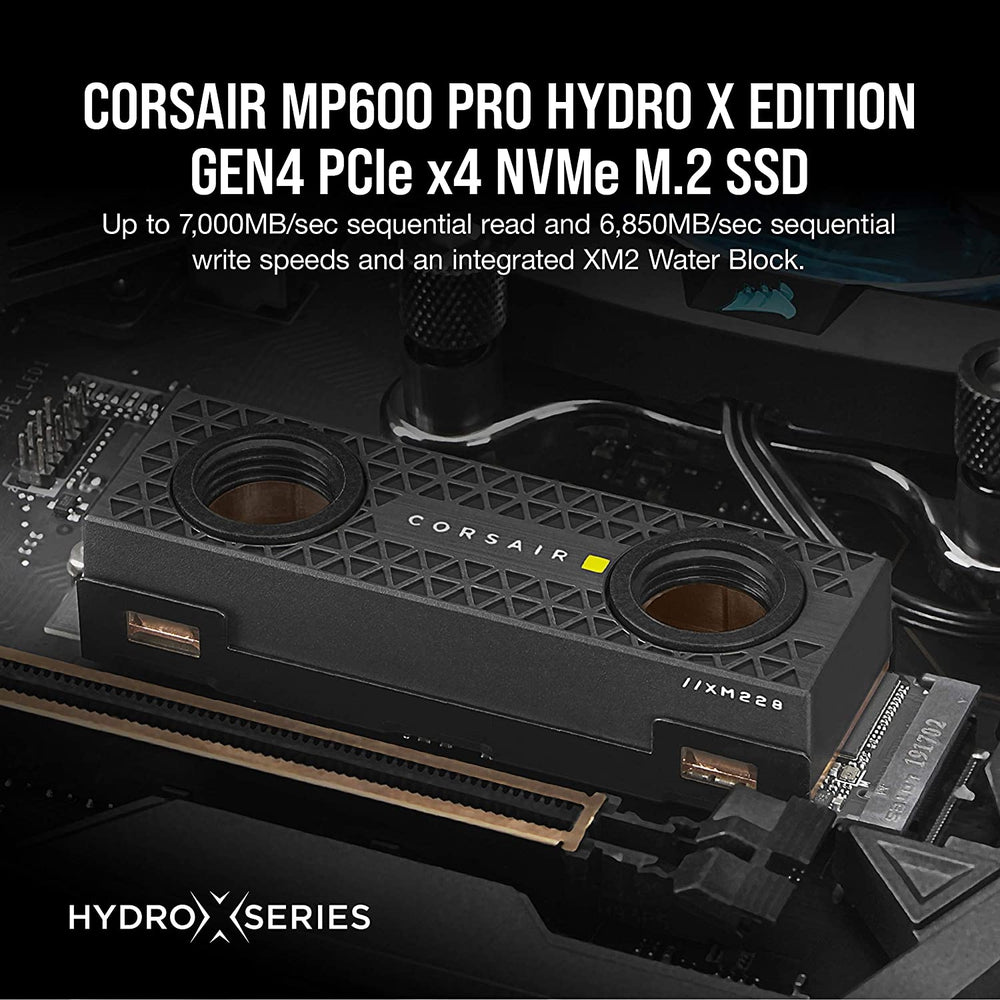 Corsair MP600 PRO 2TB NVMe PCIe M.2 SSD Hydro X Edition
