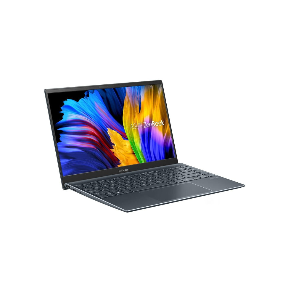 Asus Zenbook 14" FHD R7-5800H 16 512 HDMI2.1 1xUSB-A 2xUSB-C NumPad Win11-P sleeve dongle grey 1YR