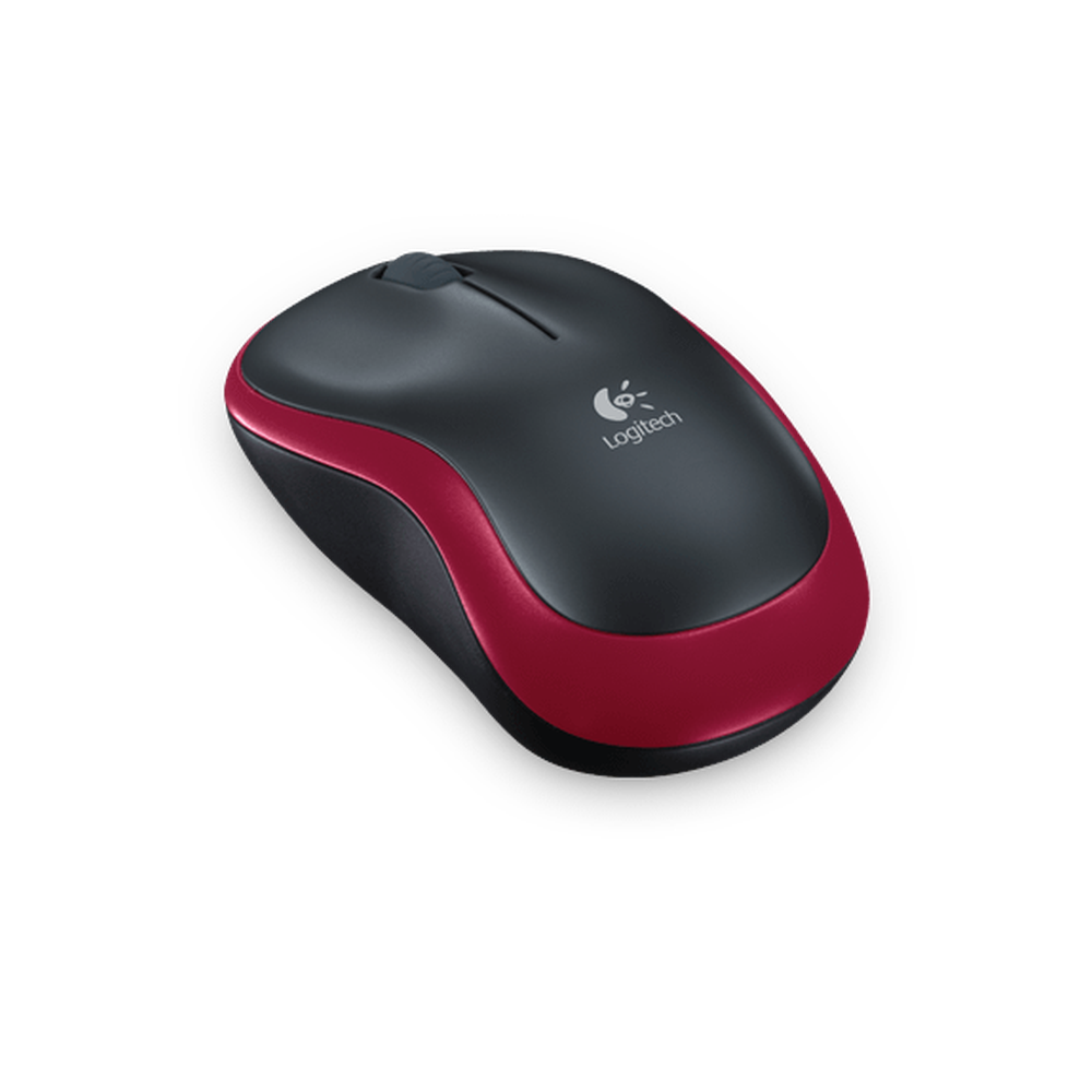 Logitech Wireless Mouse M185 - Red