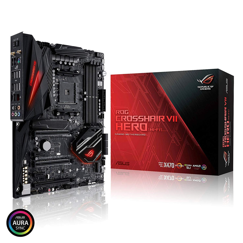 ASUS AMD X570 ATX gaming motherboard with PCIe 4.0 on-board Wi-Fi 6 (802.11ax) 2.5 Gbps LAN USB 3.2 SATA M.2 ASUS NODE and Aura Sync RGB