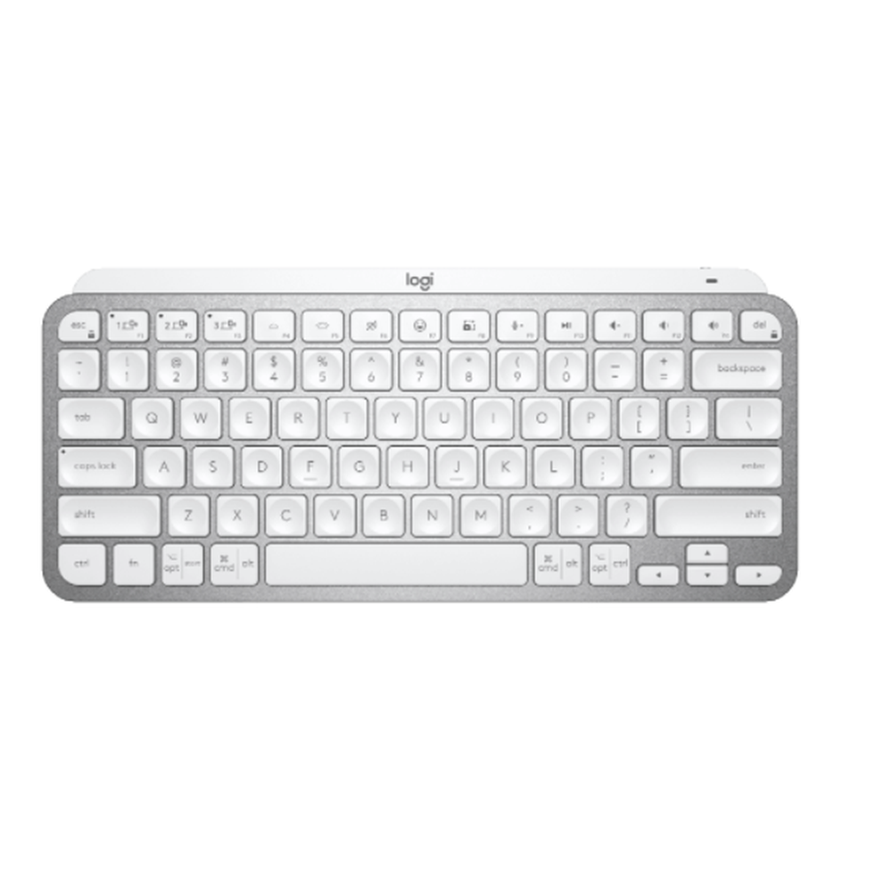 Logitech MX Keys Minimalist Wireless Illuminated Keyboard Pale Grey