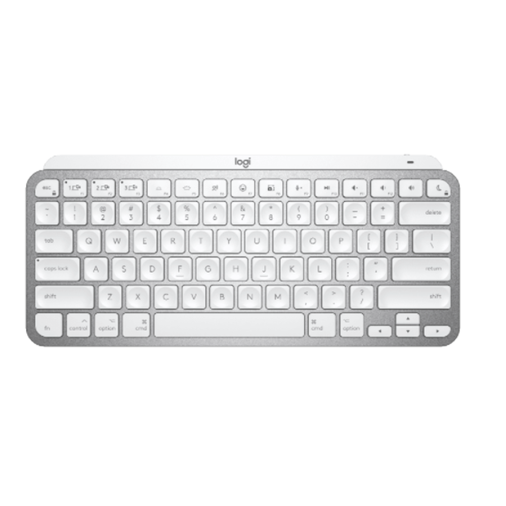 Logitech MX Keys Mini For Mac Minimalist Wireless Illuminated Keyboard Pale Grey