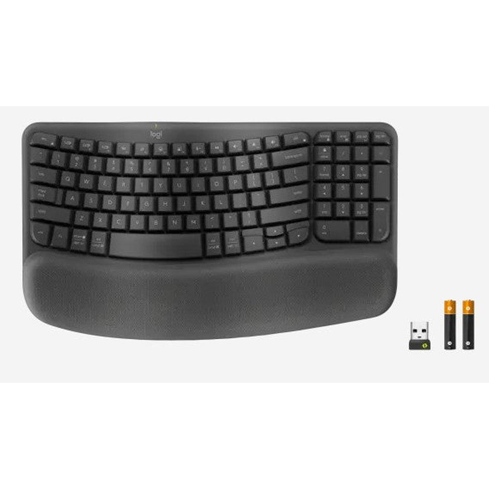 Logitech Wave Keys for Business Ergonomic  Keyboard - Graphite