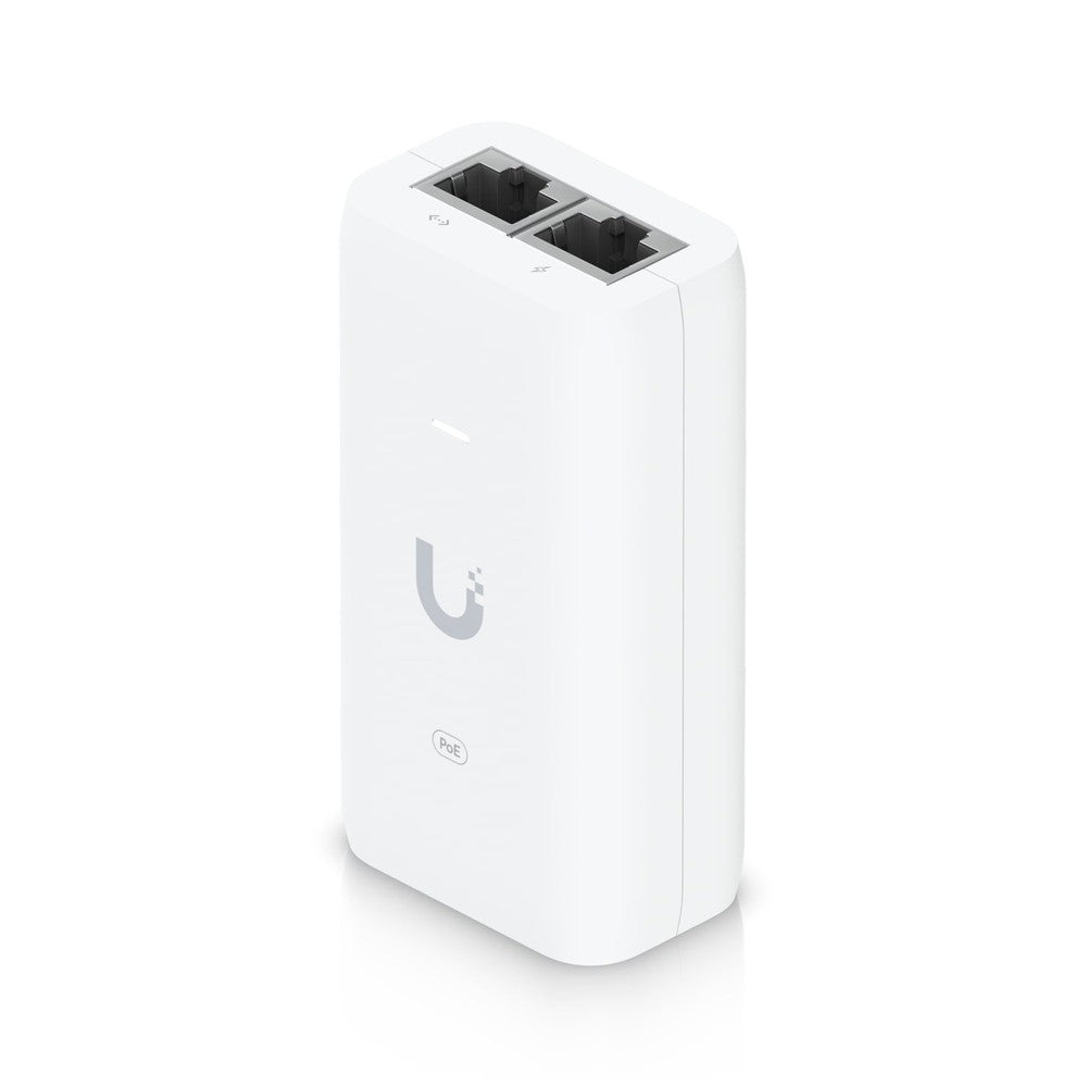 Ubiquiti PoE 802.11AF Adapter, Up to 15W of PoE Output, RJ45 Data Input, AC Cable With Earth Ground, Incl 2Yr Warr