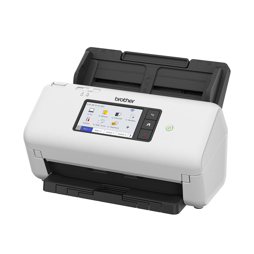 Brother ADVANCED DOCUMENT SCANNER (40ppm) network scanner w/ 10.9cm touchscreen LCD & WiFi (2.4G)