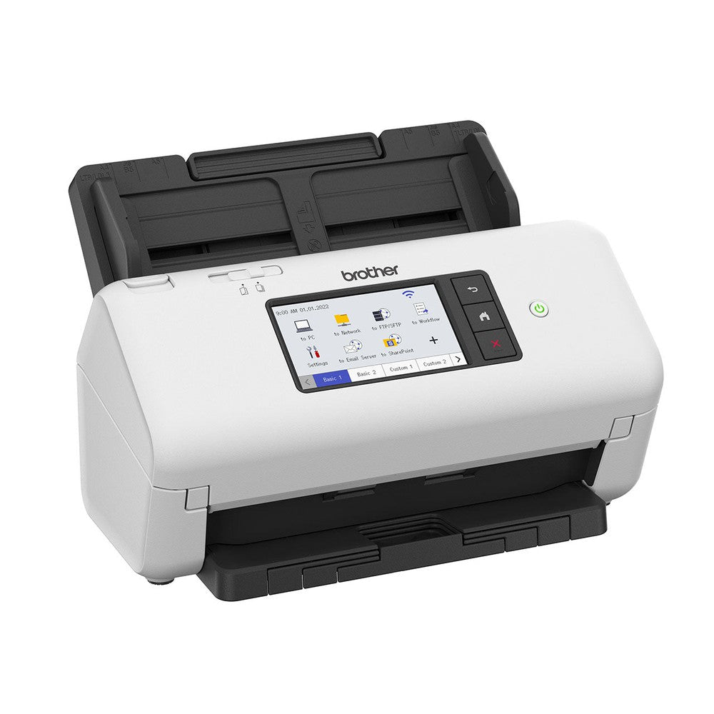 Brother ADVANCED DOCUMENT SCANNER (40ppm) network scanner w/ 10.9cm touchscreen LCD & WiFi (2.4G)