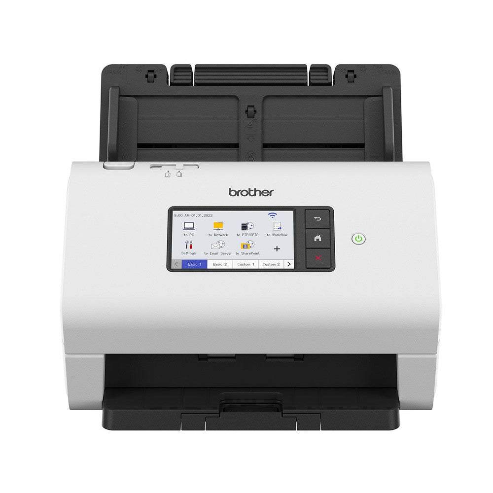 Brother ADVANCED DOCUMENT SCANNER High Speed (60pp) network scanner w/ 10.9cm  touchscreen LCD & WiFi (2.4G/5G)