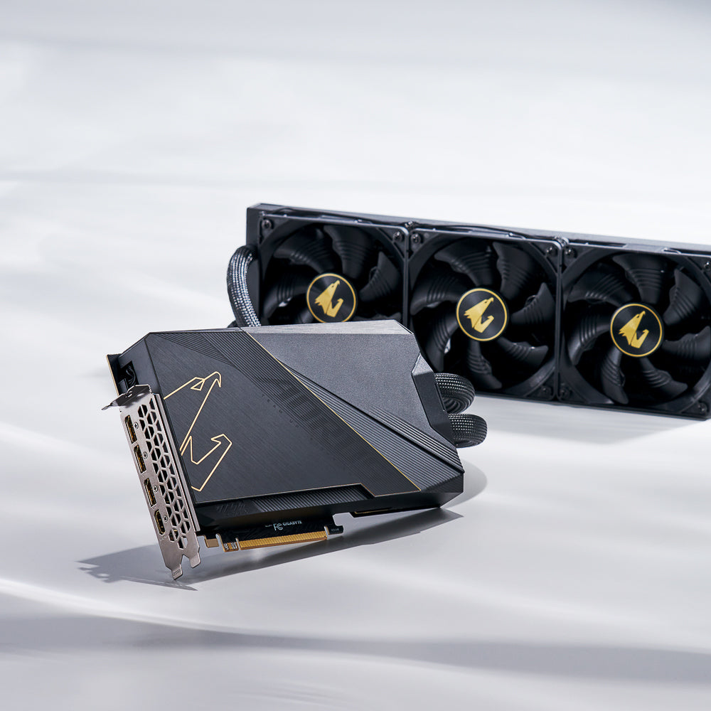 Gigabyte NVIDIA RTX 3090 AORUS GeForce RTX 3090 Ti XTREME WATERFORCE 24G Ti/REV 1.0PCI-E 4.0 x16/24 GB GDDR6X/384 bit DP*3/HDMI