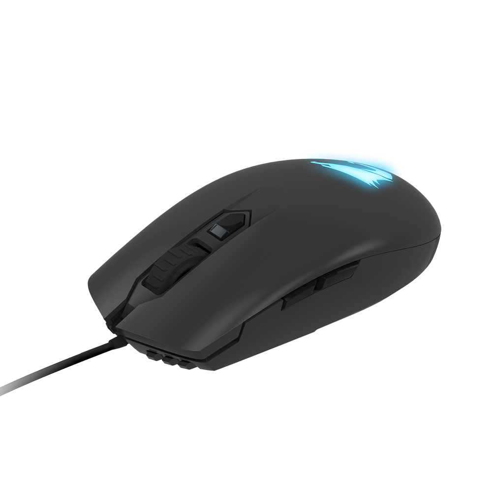 Gigabyte AORUS M2 Gaming Mouse 6200dpi Pixart 3327 Optical Sensor 4 side buttons USB Corded RGB Fusion 2.0
