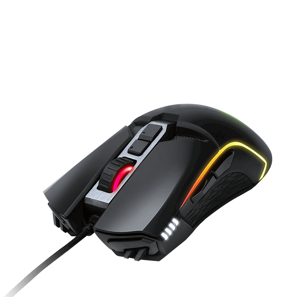 Gigabyte AORUS M5 Ergonomic Right-handed Gaming Mouse 16000dpi Pixart 3389 Optical Sensor 2 side buttons USB Corded RGB Fusion 2.0