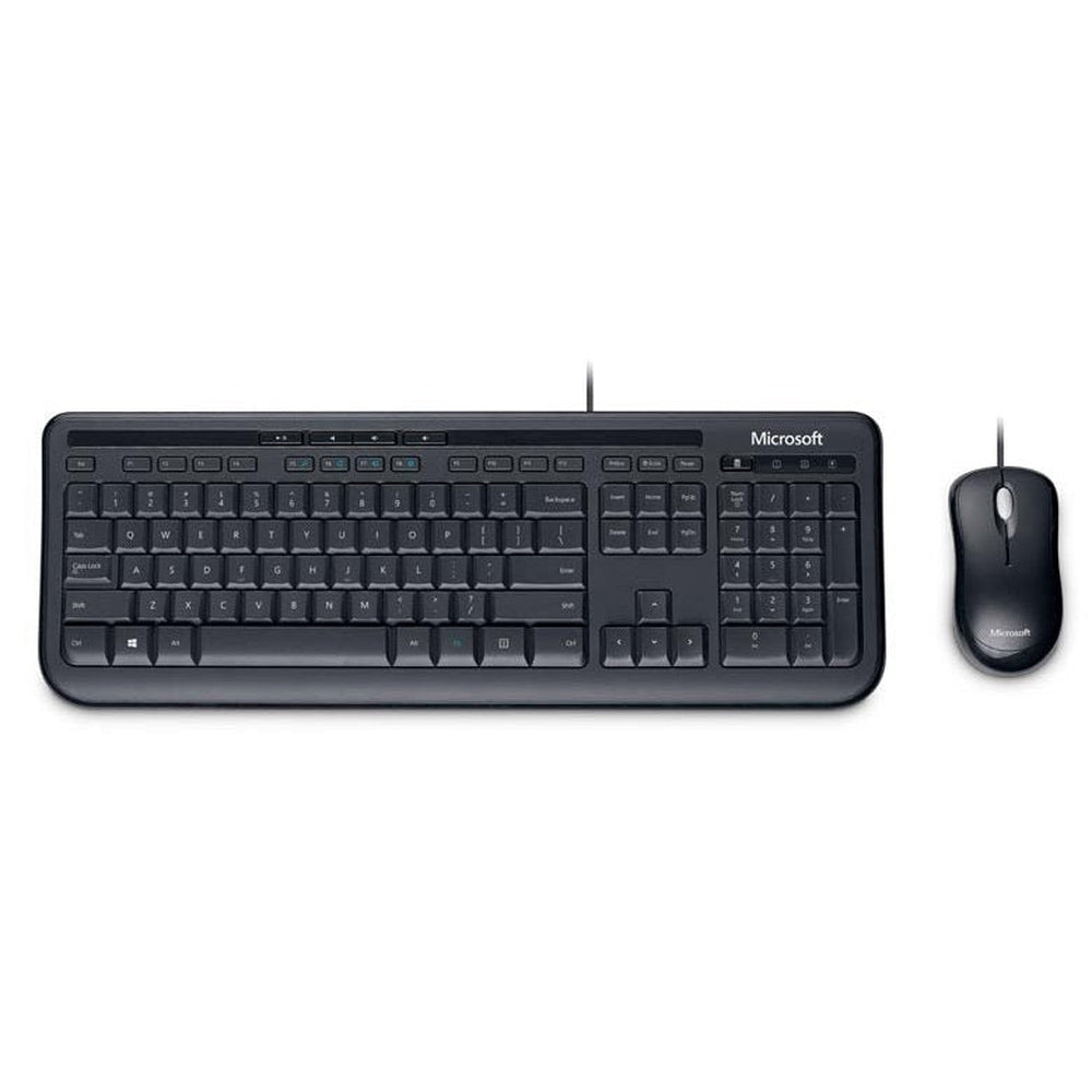 MICROSOFT WIRED DSKTOP KEYBOARD AND MOUSE 600 -RETAIL