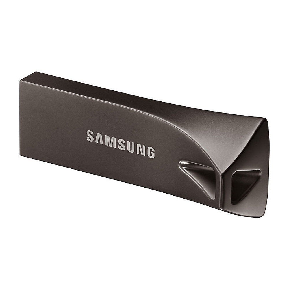 Samsung Bar Plus USB Drive Titan Gray Metallic Chassis 64GB USB3.1 Up to 200MB/s 5 Years