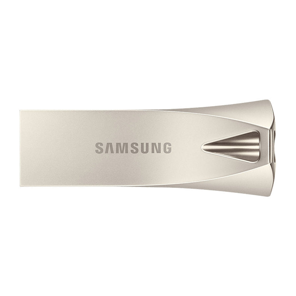 Samsung Bar Plus USB Drive Champagne Silver Metallic Chassis 256GB USB3.1 Up to 300MB/s 5 Years