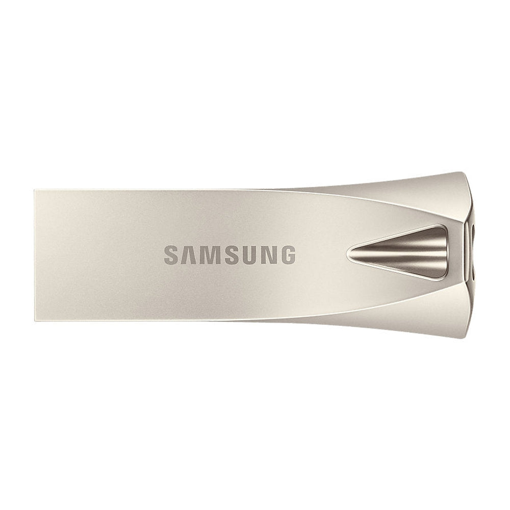 Samsung Bar Plus USB Drive Champagne Silver Metallic Chassis 64GB USB3.1 Up to 200MB/s 5 Years