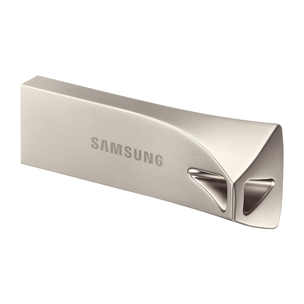 Samsung Bar Plus USB Drive Champagne Silver Metallic Chassis 256GB USB3.1 Up to 300MB/s 5 Years