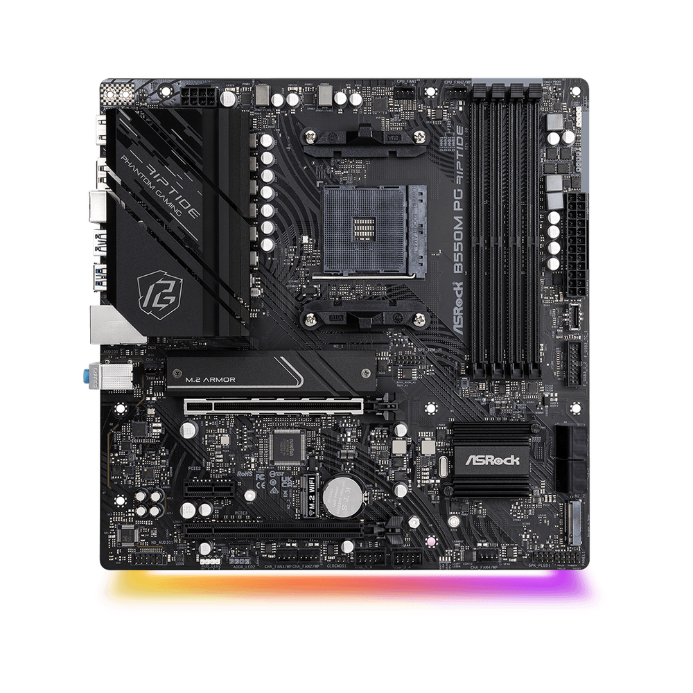 AMD B550 Micro ATX Form Factor For AMD AM4 Socket Ryzen 30004000&5000 (inc G-Series) 4 x DDR4 DIMM Slots 4933+ (OC)