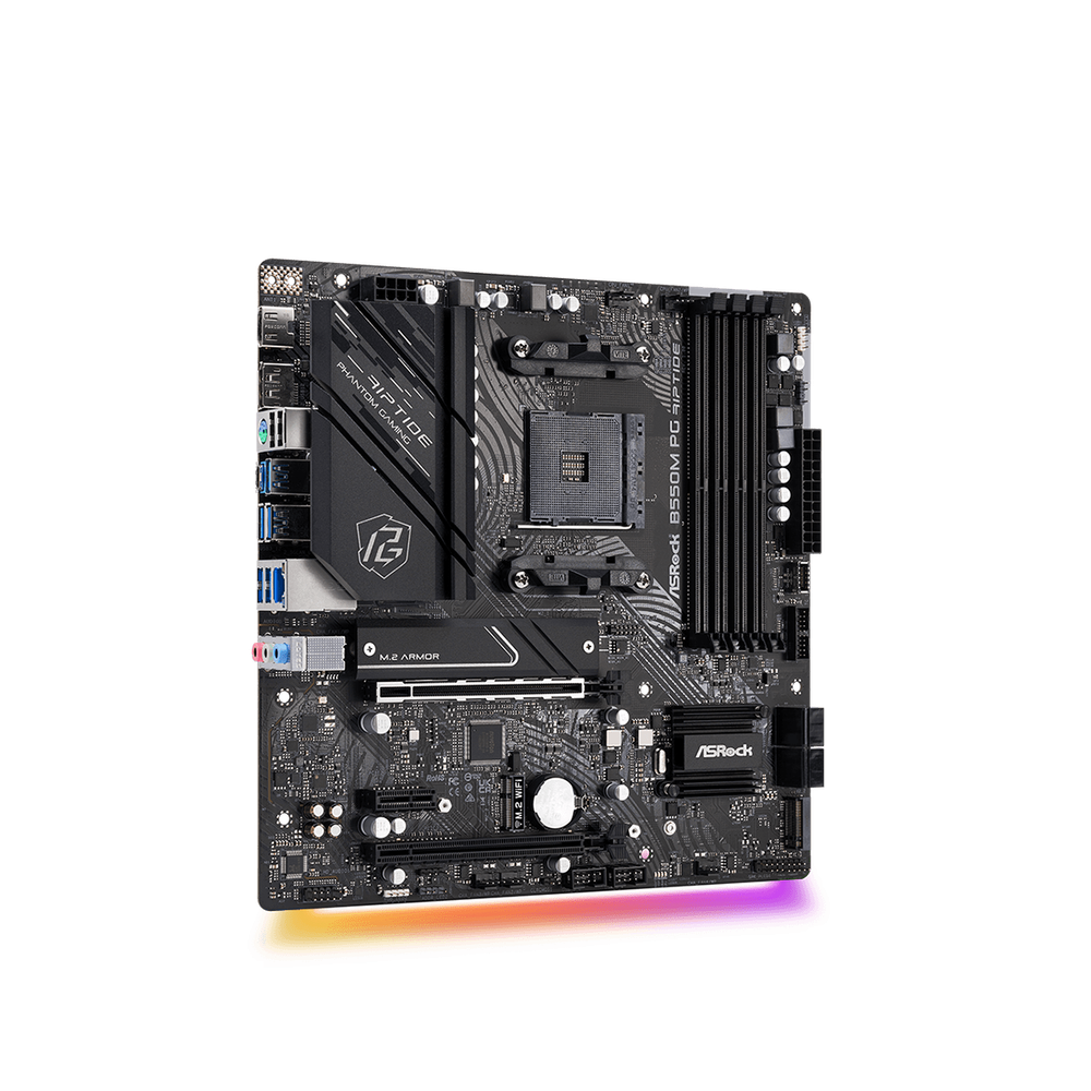 AMD B550 Micro ATX Form Factor For AMD AM4 Socket Ryzen 30004000&5000 (inc G-Series) 4 x DDR4 DIMM Slots 4933+ (OC)