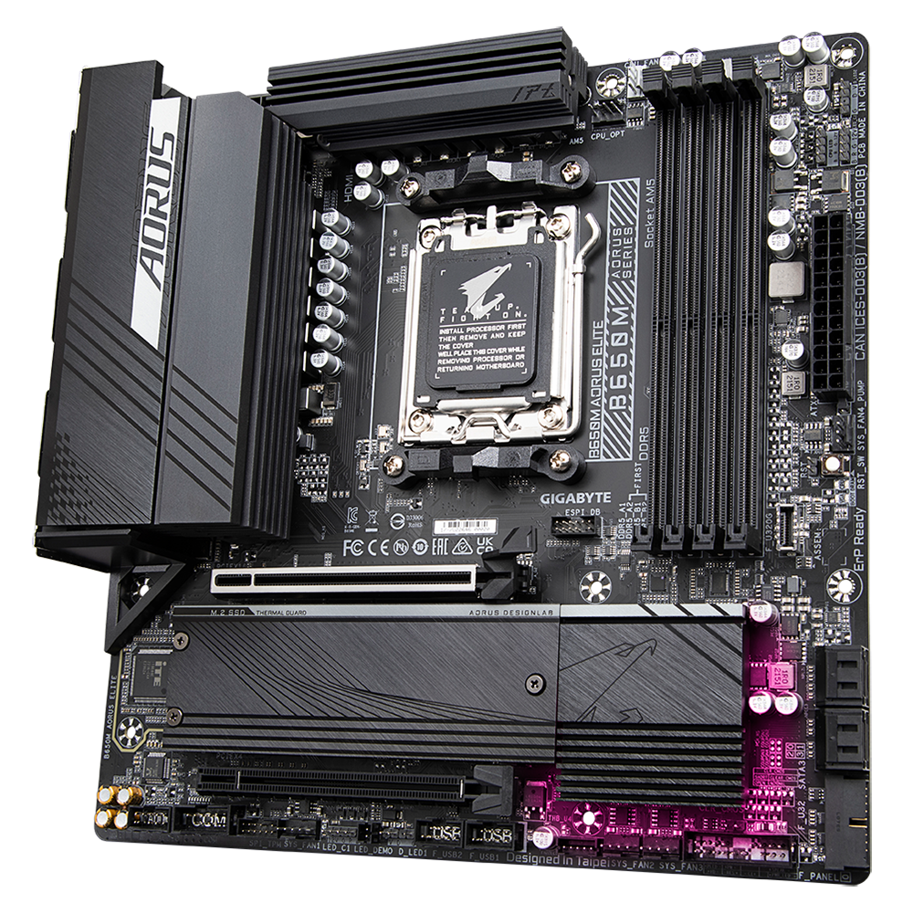 Gigabyte AMD AM5 MATX B650M AORUS ELITE