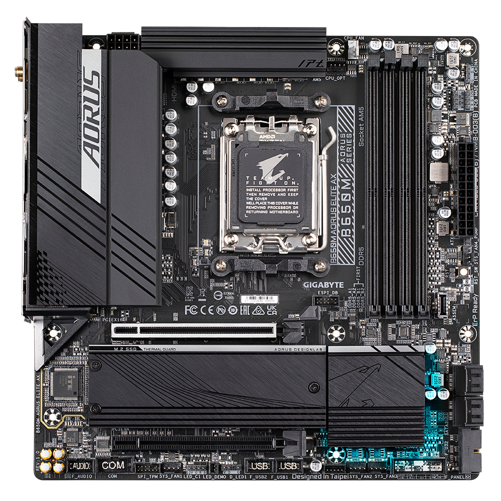 Gigabyte AMD AM5 MATX B650M AORUS ELITE AX