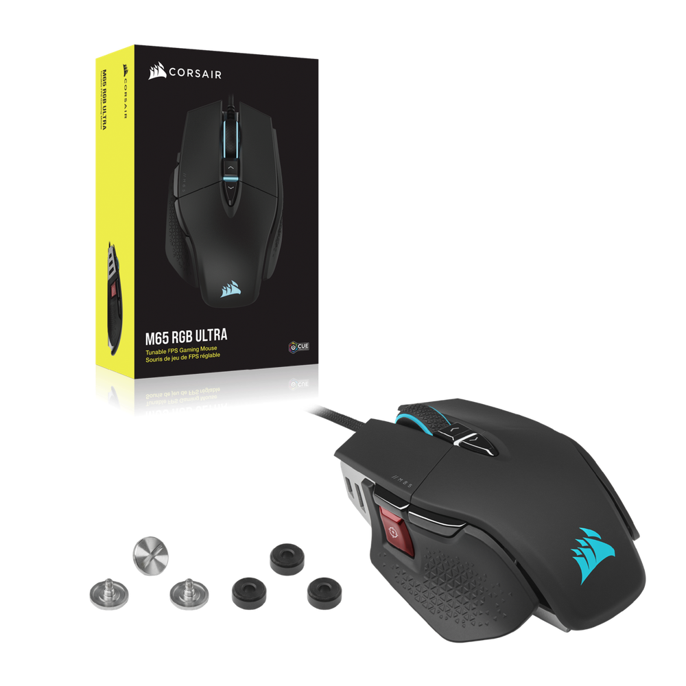 CORSAIR M65 RGB ULTRA Tunable FPS Gaming Mouse