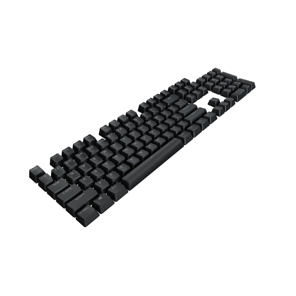 CORSAIR PBT DOUBLE-SHOT PRO Keycap Mod Kit - 104-Key NA Arctic White