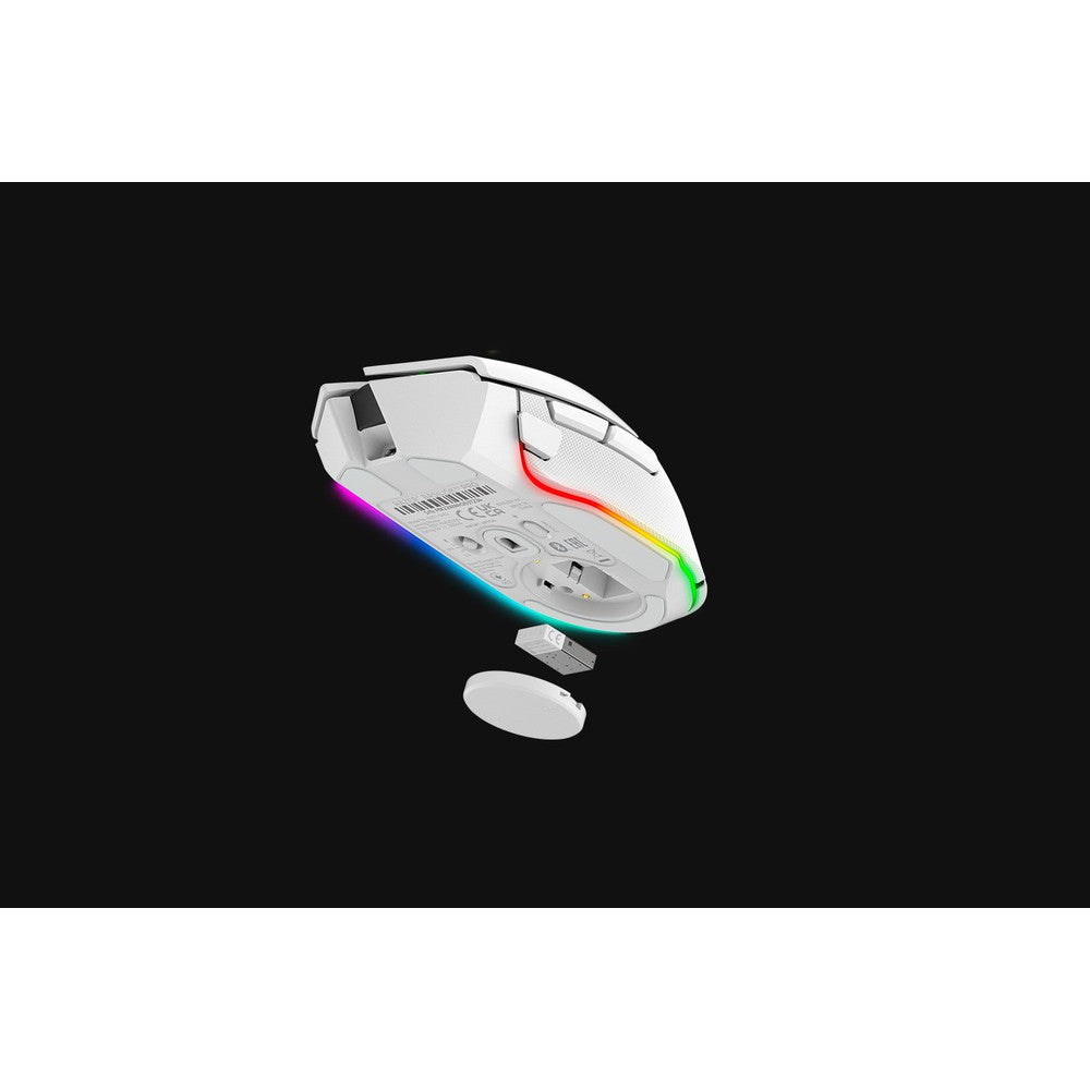 Razer Basilisk V3 Pro White Edition-Ergonomic Wireless Gaming Mouse