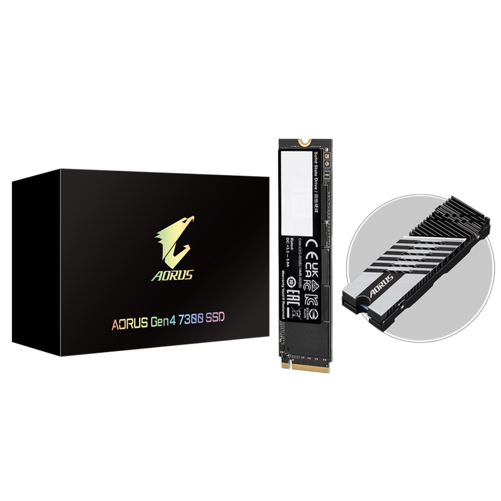 PCIe 4.0x4 NVMe 1.4 Interface DDR4 DRAM cache8 CH with 32 CEs Supports SMART-TRIM Support AES-256 Encryptionw alumi Heat PS5 ready