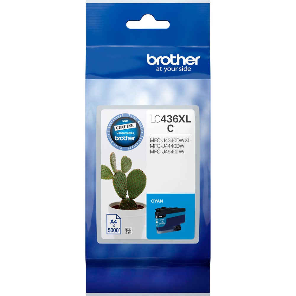 Brother CYAN INK CARTRIDGE TO SUIT MFC-J4540DW/MFC-J4340DW XL/ MFC-J4440DW - UP TO 5000 PAGES
