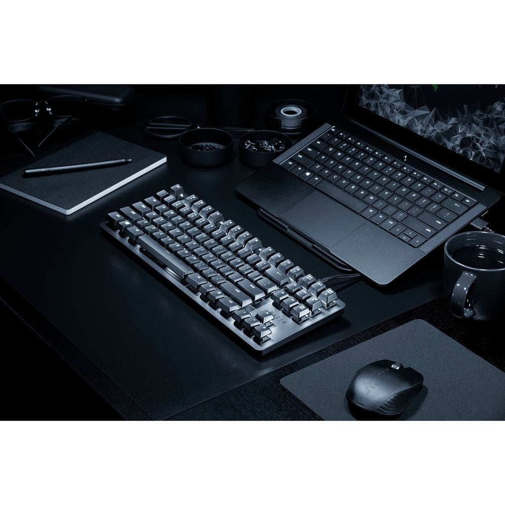 Razer BlackWidow Lite - Silent Mechanical Gaming Keyboard - US Layout FRML (Orange Switch)