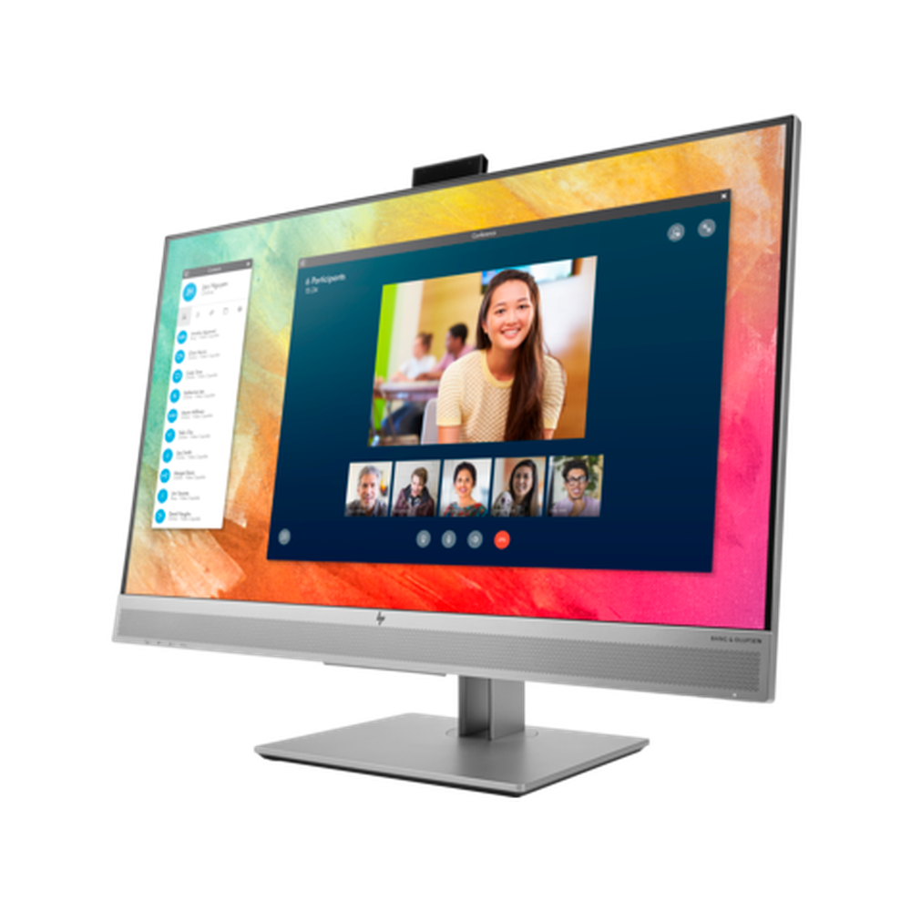 HP E273M 27" IPS 16:9 1920x1080 WEBCAM SPEAKERS VGA+DP+HDMI+USB Tilt Swivel Pivot Height 3 Yrs