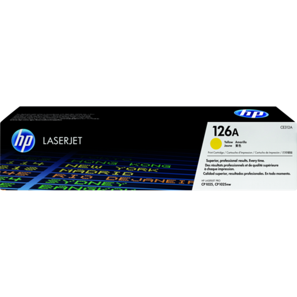 HP 126A Yellow LaserJet Print CP1025 Cartridge