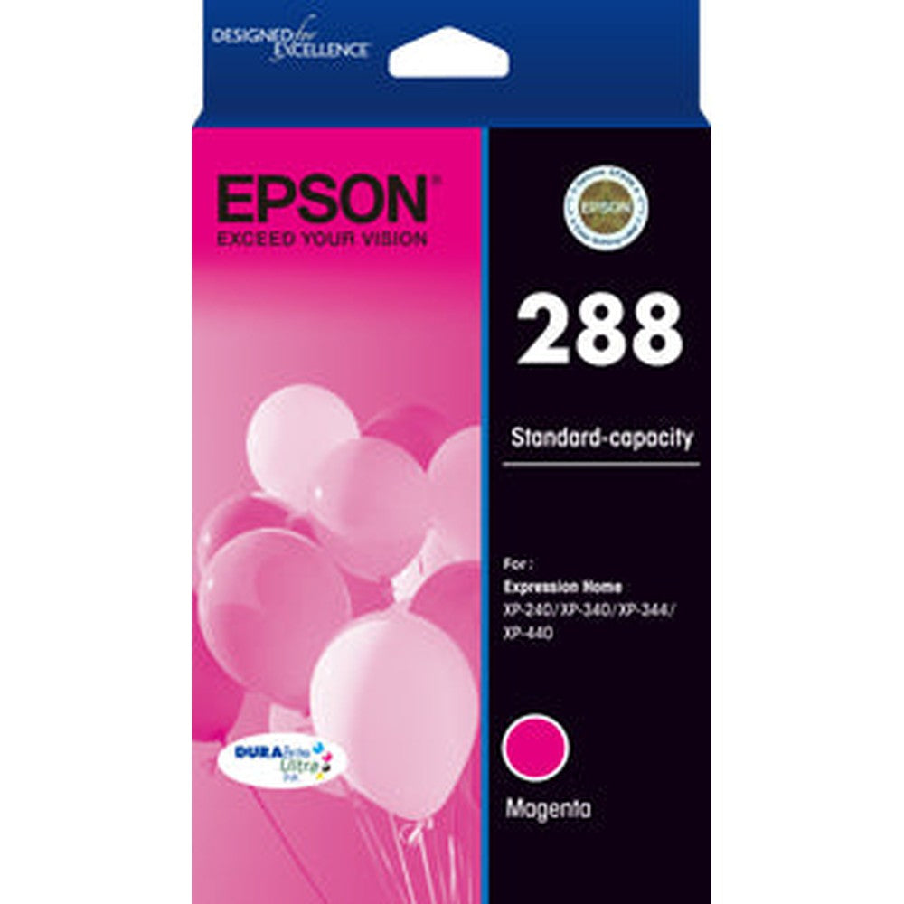 Epson 288 Std Capacity DURABrite Ultra Magenta ink XP-240 XP-340 XP-344 XP-440