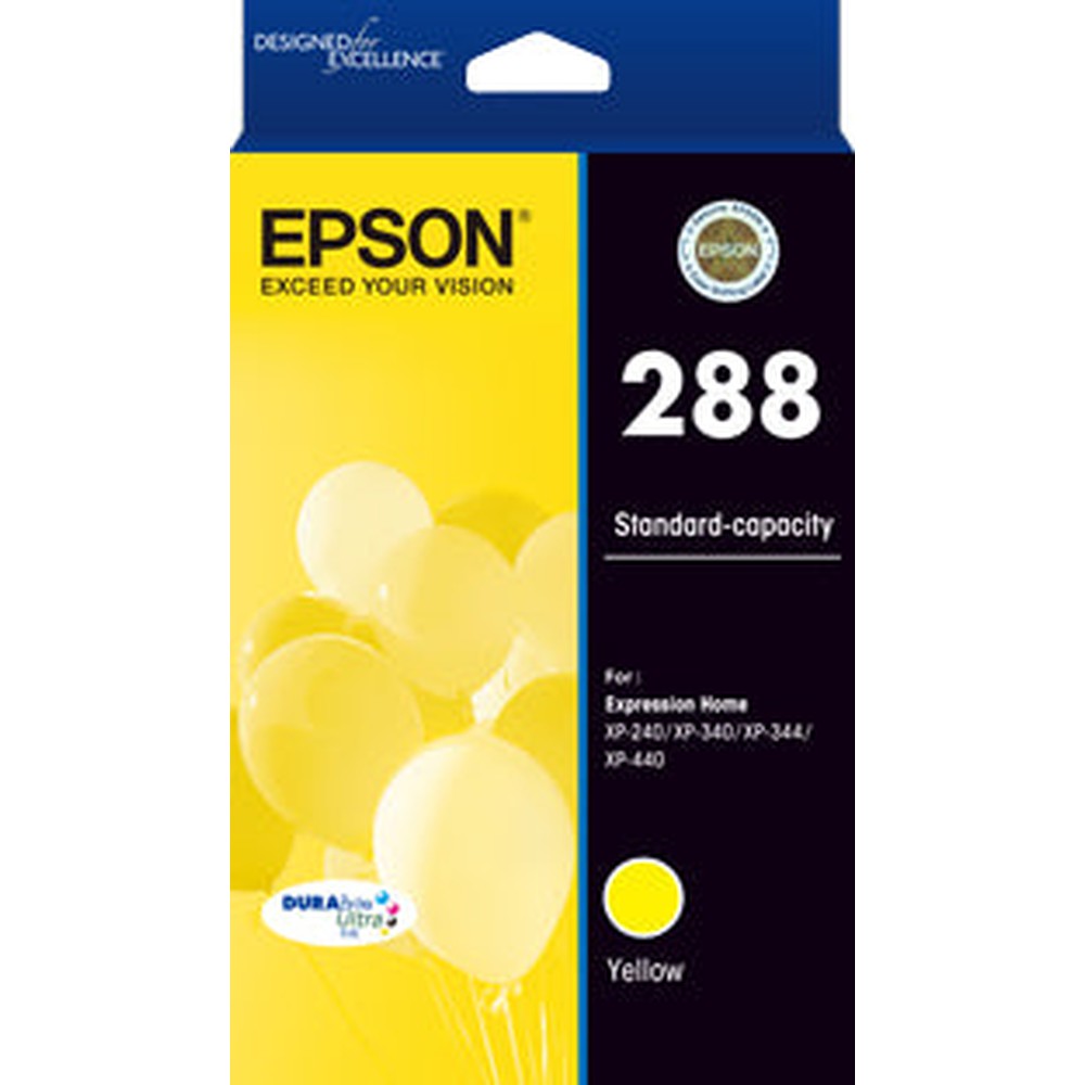 Epson 288 Std Capacity DURABrite Ultra Yellow ink XP-240 XP-340 XP-344 XP-440