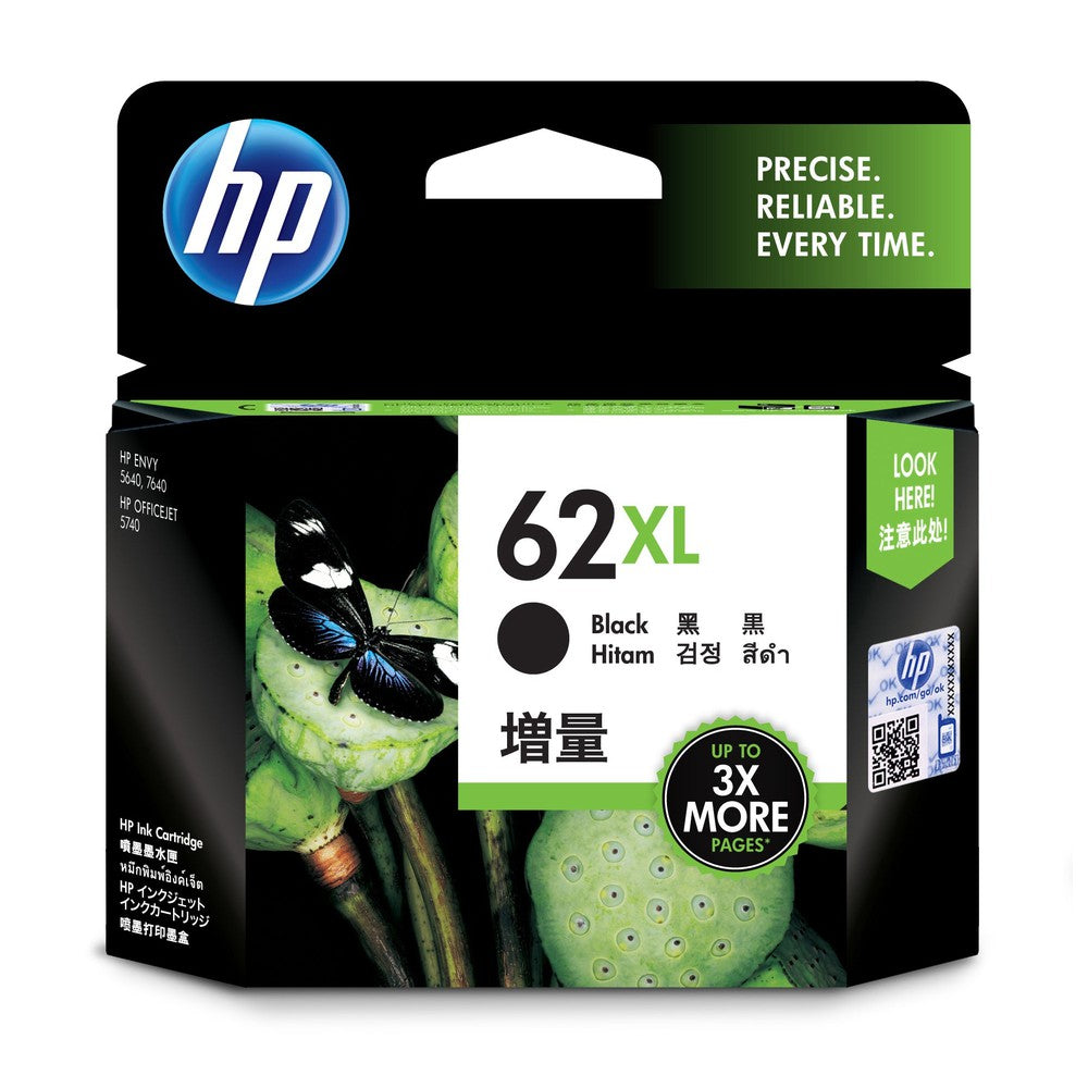HP 62XL BLACK INK CARTRIDGE