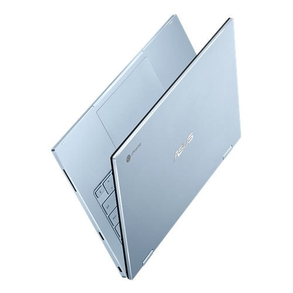 Asus CHROMEBOOK FLIP M3-8100Y CHROME OS with ZTE 14.0" FHD Touch 8GB DDR3 64G eMMC HD CAM 1 x USB 3.2 1 x USB-C SILVER 1 YR PUR