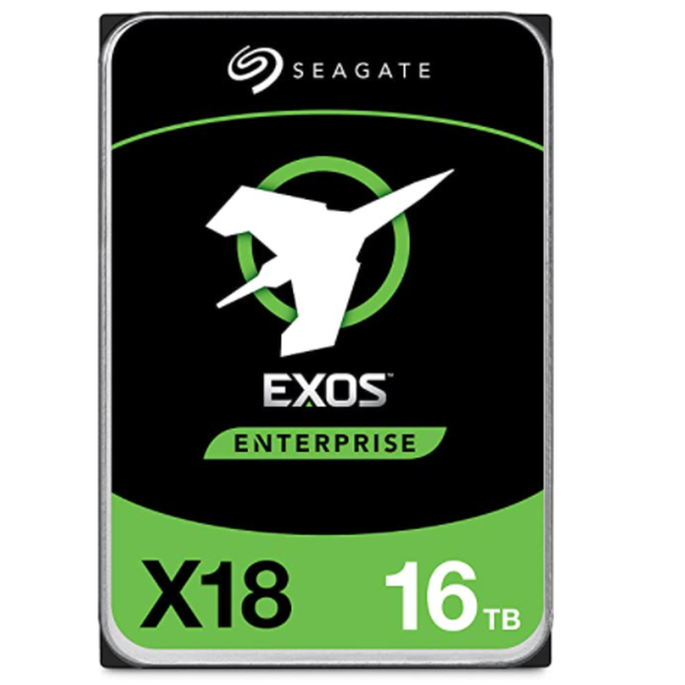 Exos X18 HDD 512E/4KN SATA 16TB 3.5" 7200 RPM 256 MB cache NO ENCRYPTION