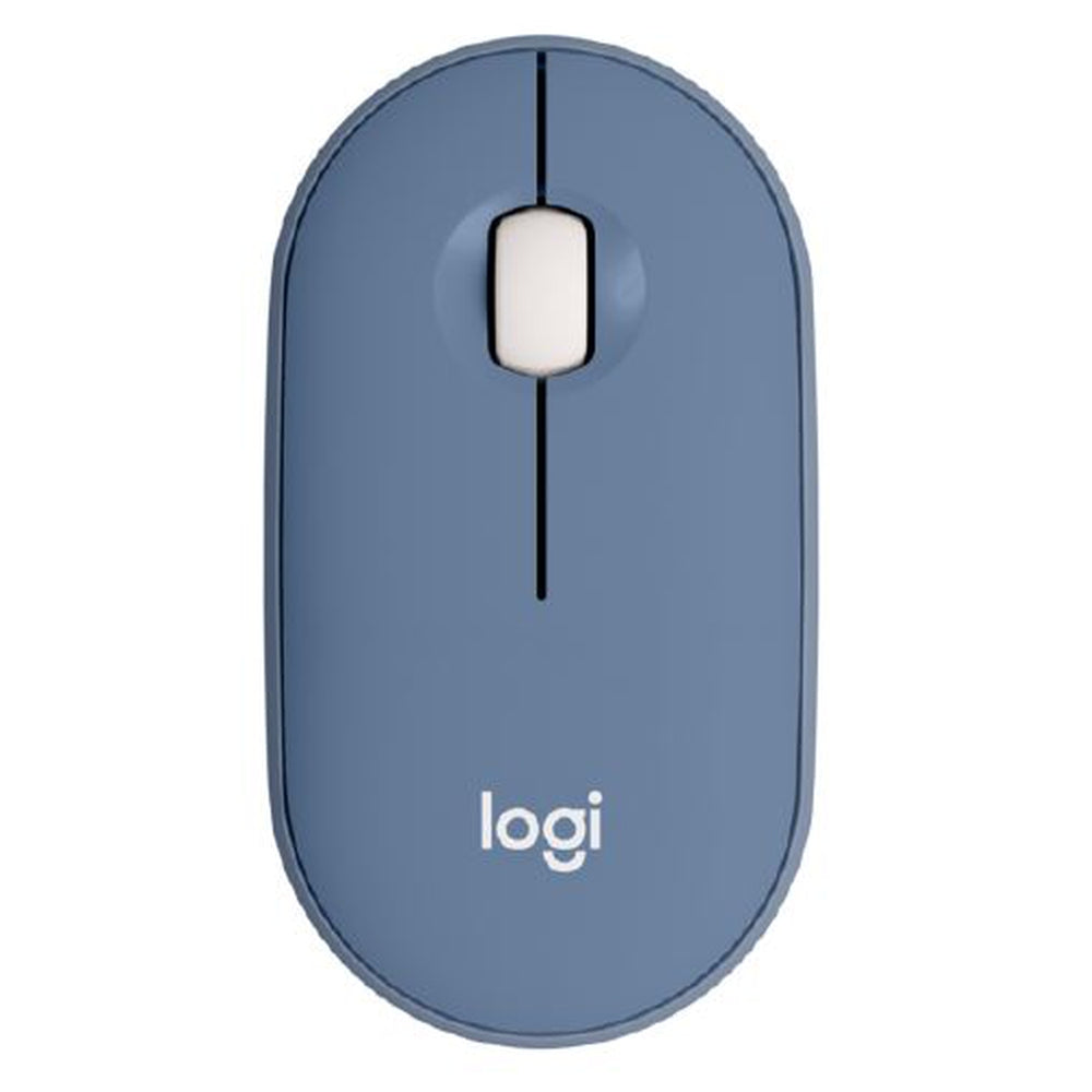 Logitech Pebble M350 Wireless Mouse - Blueberry