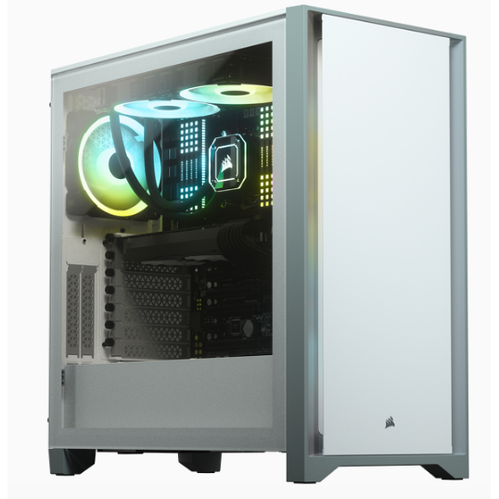 Corsair 4000D Tempered Glass Mid-Tower Case White