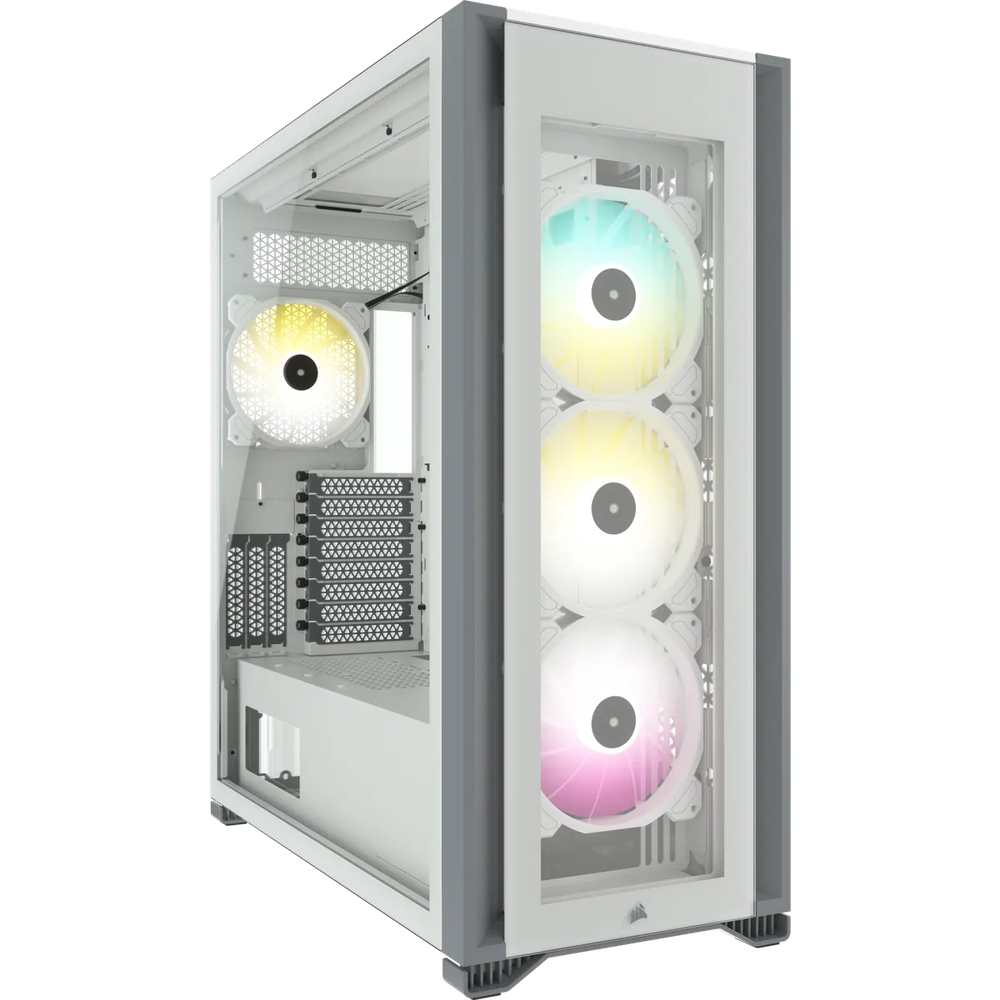 Corsair iCUE 7000X RGB Tempered Glass Full Tower Smart Case White