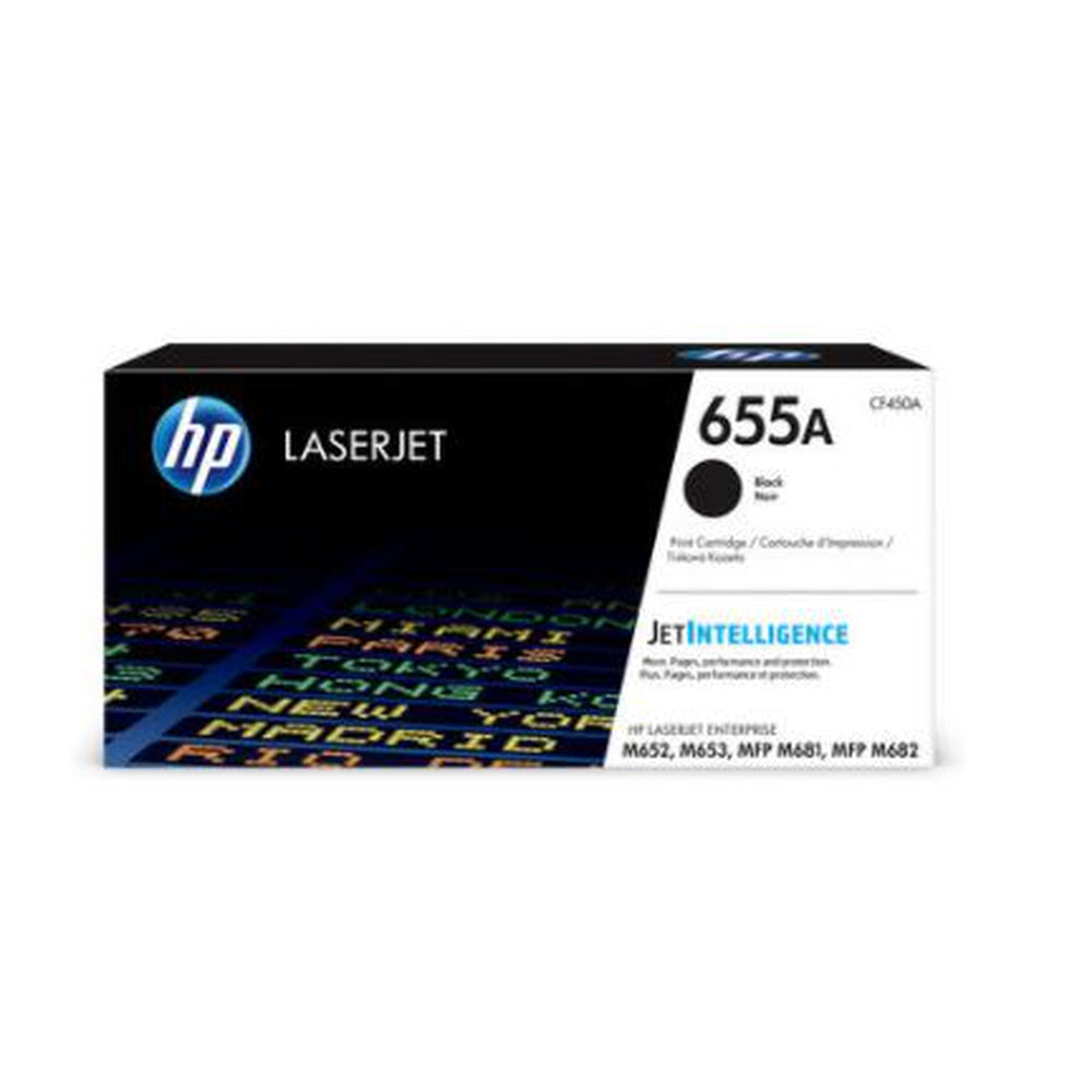 HP 655A Black Original LaserJet Toner Cartridge