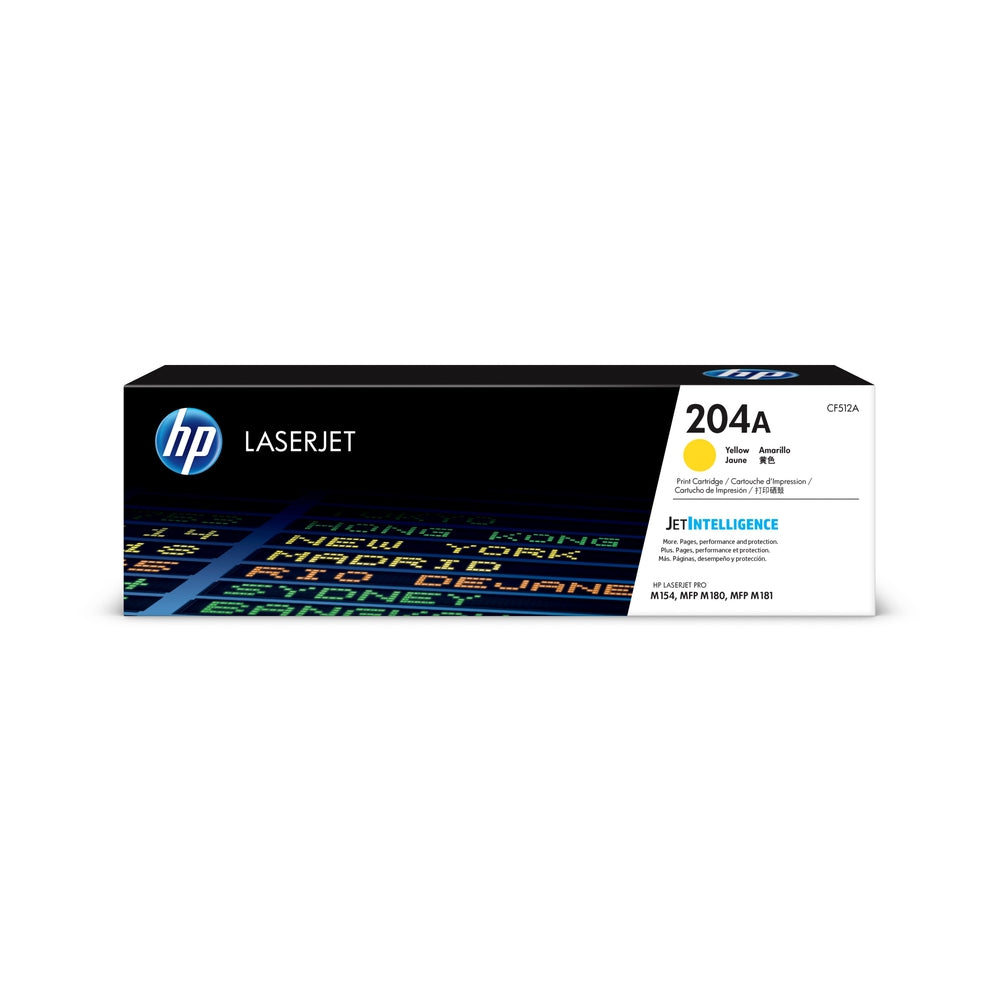 HP 204A Yellow LaserJet Toner Cartridge