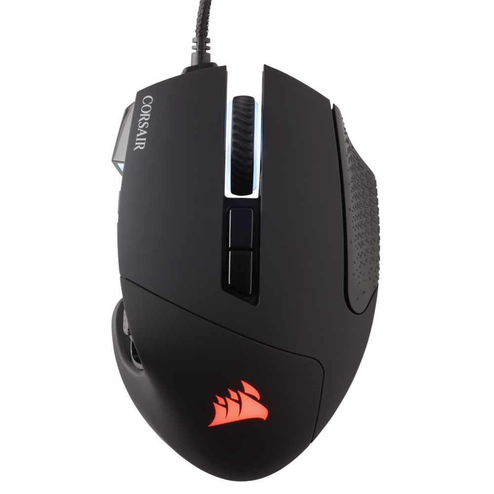 Corsair SCIMITAR RGB ELITE Optical MOBA/MMO Gaming Mouse - Black