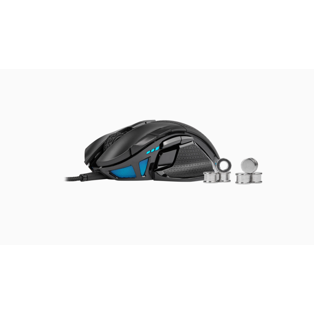 CORSAIR NIGHTSWORD RGB Performance Tunable FPS MOBA Gaming Mouse Black Backlit RGB LED 18000 DPI Optical (AP version)