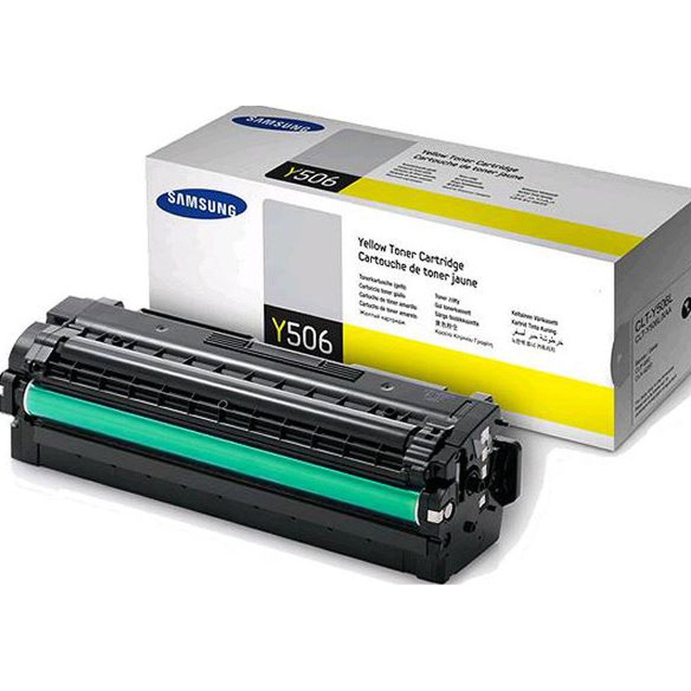 Samsung - Printing Samsung CLT-Y506L High Yield Yellow Toner Cartridge