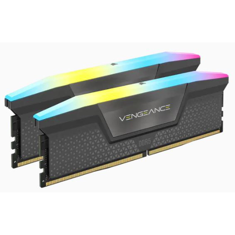 CORSAIR VENGEANCE RGB DDR5 64GB (2x32GB) DDR5 5200 (PC5-41600) C40 1.25V AMD EXPO Memory Kit